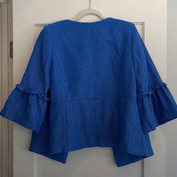 Eloquii tweed bell-sleeve peacoat jacket - Picture 4 of 4